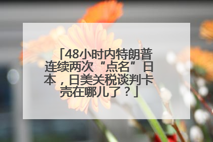 48小时内特朗普连续两次“点名”日本，日美关税谈判卡壳在哪儿了？